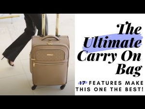 THE ULTIMATE CARRY ON BAG | 22" Spinner Soft Side Luggage